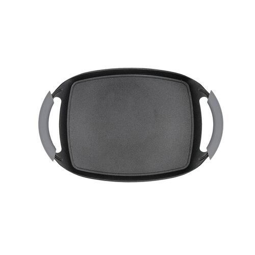 Grill Quid Ebano Smedet aluminium Sort Silikone (36 x 23 cm)