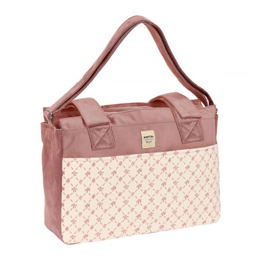 Safta pusletaske Marsala Pink - 46 × 26 × 15 cm
