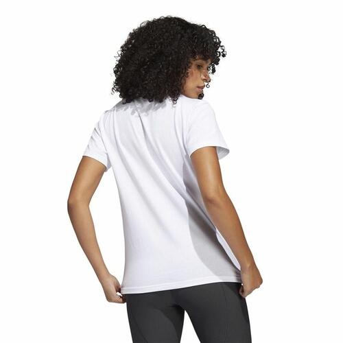 Langærmet T-shirt til Kvinder Adidas Print Graphic Hvid XS