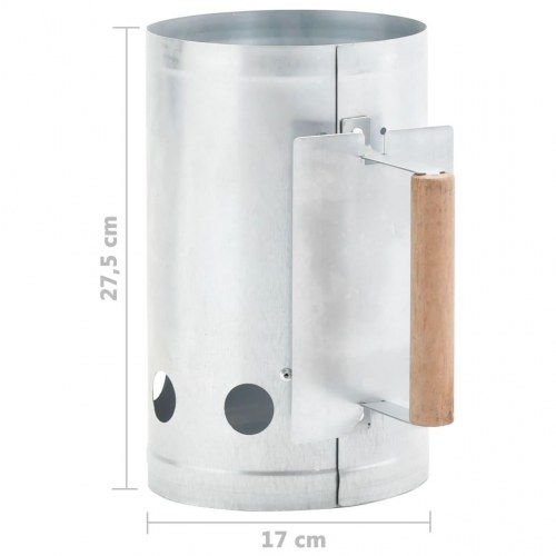 Grillstarter galvaniseret stål