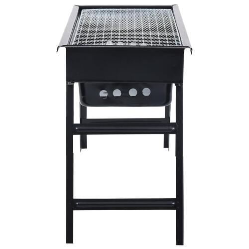 Bærbar campinggrill 60x22,5x33 cm stål