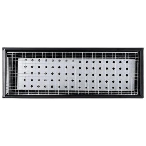 Bærbar campinggrill 60x22,5x33 cm stål