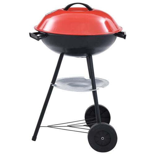 Transportabel kulgrill med hjul XXL 44 cm
