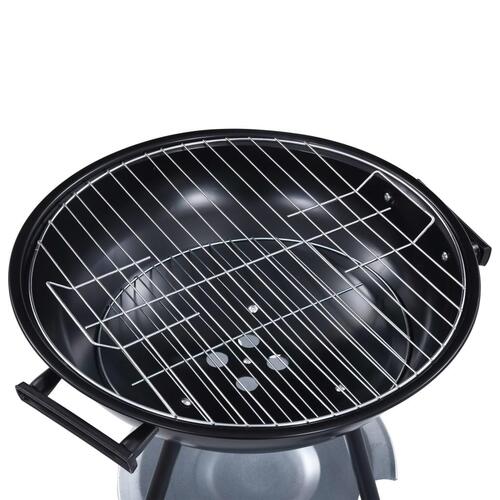 Transportabel kulgrill med hjul XXL 44 cm