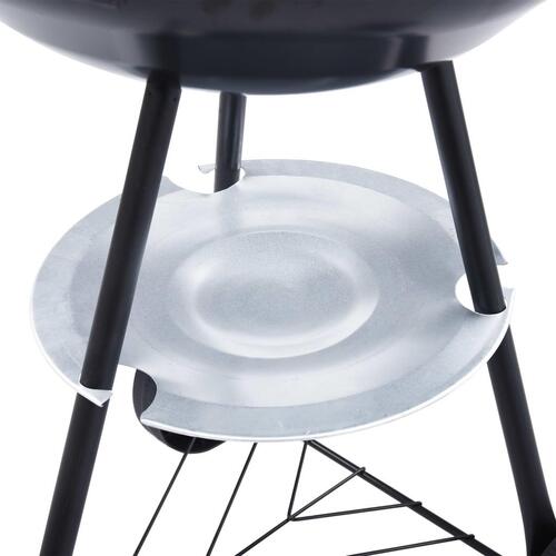Transportabel kulgrill med hjul XXL 44 cm