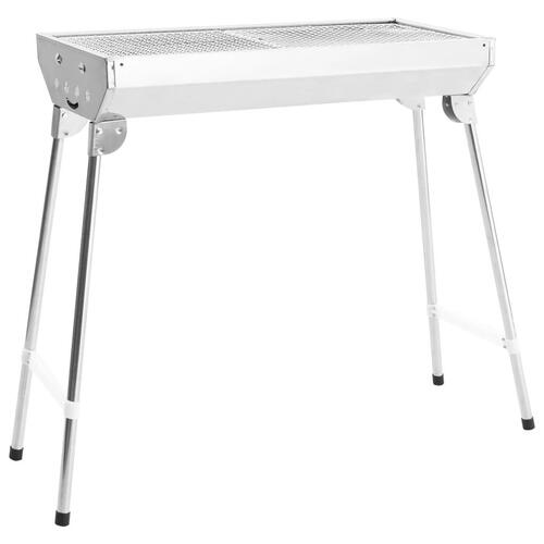 Bærbar foldbar campinggrill rustfrit stål