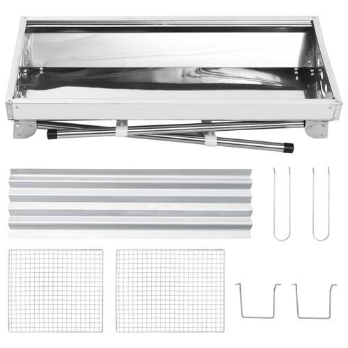 Bærbar foldbar campinggrill rustfrit stål