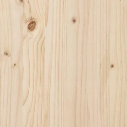 Vinreol 109,5x30x107,5 cm massivt fyrretræ