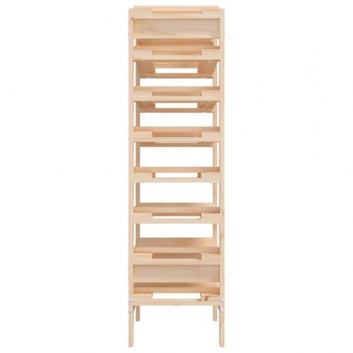 Vinreol i massivt fyrretræ - 61,5 × 30 × 107,5 cm, plads til 40 flasker