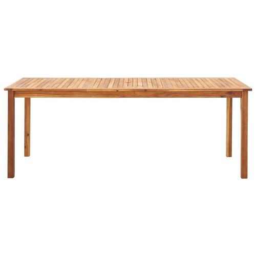 Spisebordssæt 9 dele polyrattan og massivt akacietræ grå