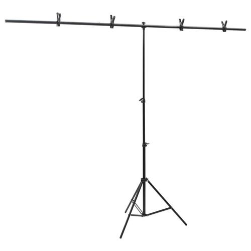 Fotostudiesæt med fotolampesæt + fotobaggrund og reflektor
