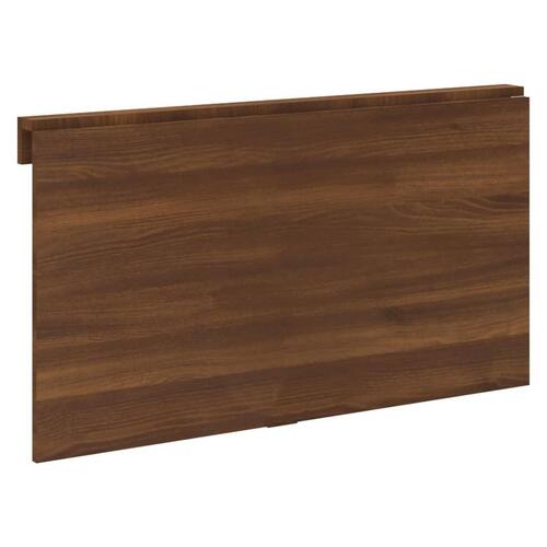Væghængt klapbord 100x60x56cm konstrueret træ brun egetræsfarve