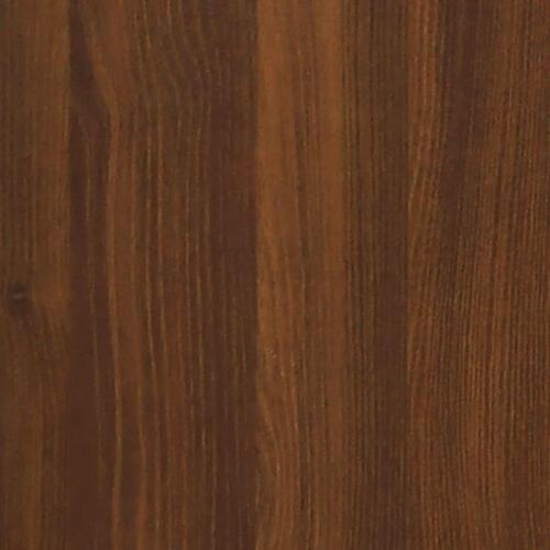 Væghængt klapbord 100x60x56cm konstrueret træ brun egetræsfarve