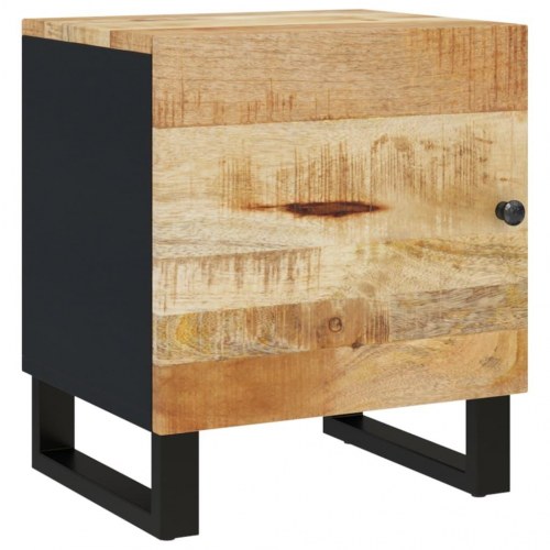 Sengebord i massivt mangotræ 40 x 33 x 46 cm