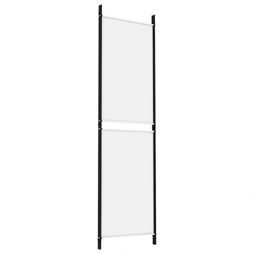 3-panels rumdeler i stof - 150 × 180 cm, hvid