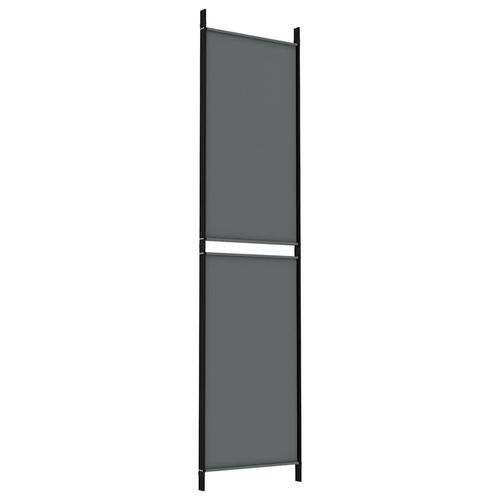 3-panels rumdeler 150x200 cm stof antracitgrå