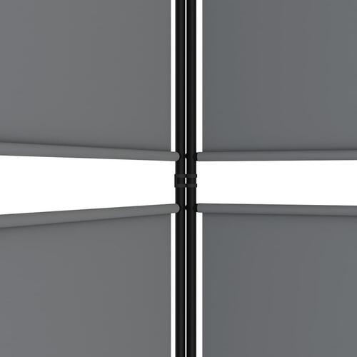 3-panels rumdeler 150x200 cm stof antracitgrå