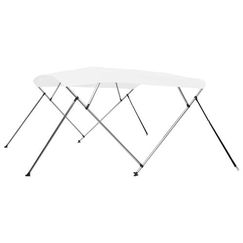 Biminitop med 4 buer 243x210x137 cm hvid