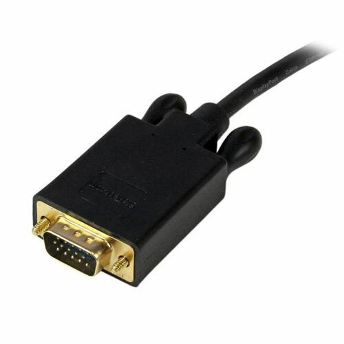 DisplayPort til VGA-adapter Startech DP2VGAMM6B (1,8 m) Sort 1.8 m