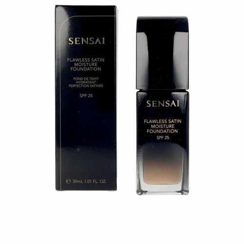 Foundation flydende Kanebo Sensai Flawless Satin Moisture SPF 25 - FS204 Honey Beige 30 ml