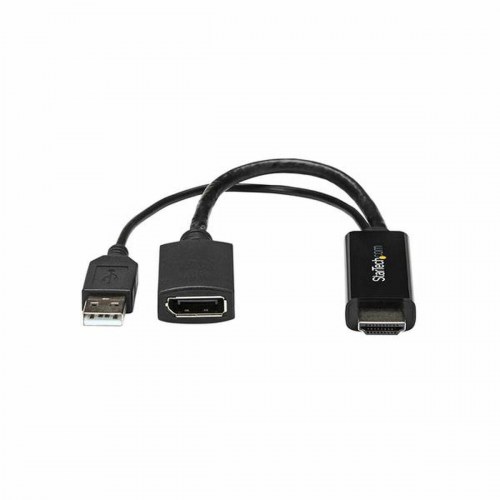 DisplayPort kabel adapter Startech - HDMI til DisplayPort 4K, sort