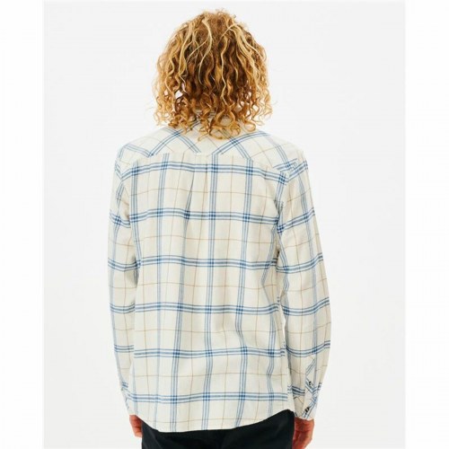 Rip Curl Checked In Flannel - herreskjorte, hvid, S