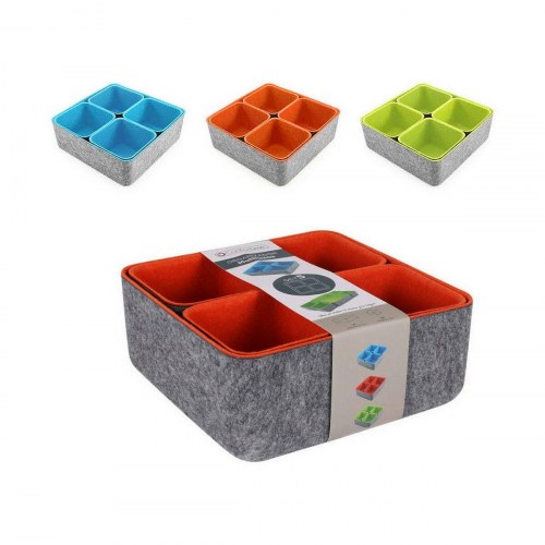 Multifunktionel organizer Confortime 25,2 x 25 x 10 cm (5 enheder)