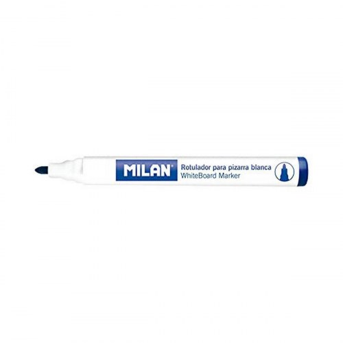 Milan whiteboard-tuscher - blå, 12 stk.