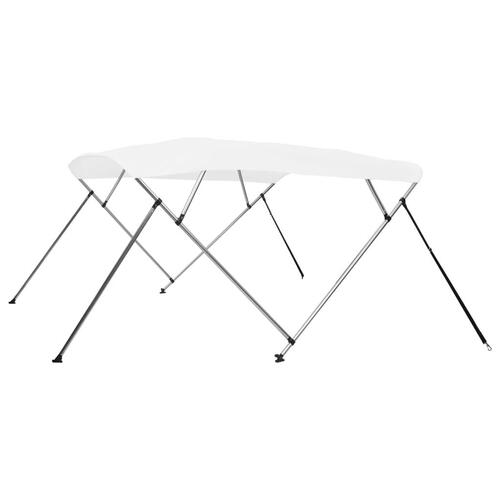 Biminitop med 4 buer 243x180x137 cm hvid