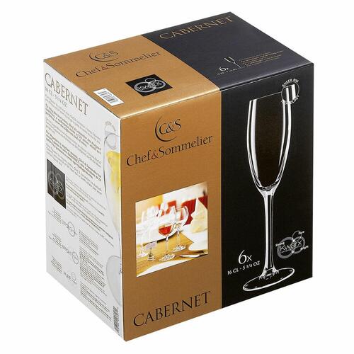 Champagneglas Chef&Sommelier Cabernet Gennemsigtig Glas 6 enheder (16 cl)