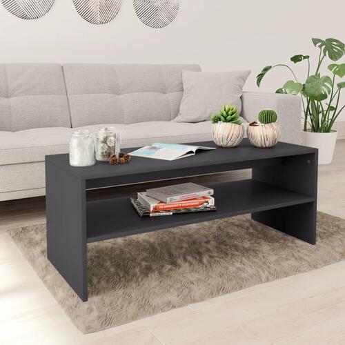 Sofabord 100 x 40 x 40 cm spånplade grå