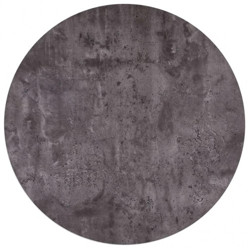 Spisebord 90 x 73,5 cm MDF betongrå og sort