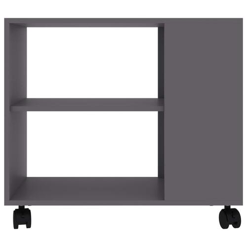 Sidebord 70x35x55 cm spånplade grå
