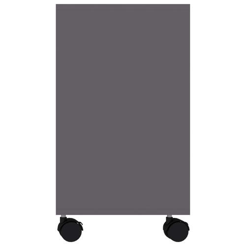 Sidebord 70x35x55 cm spånplade grå