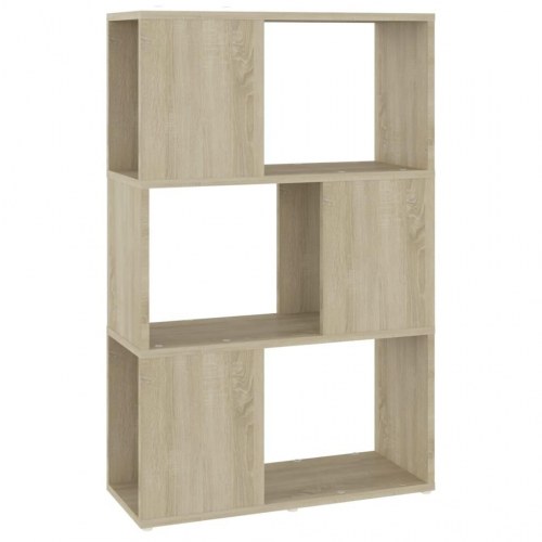 Bogreol/rumdeler 60x24x94 cm spånplade sonoma-eg