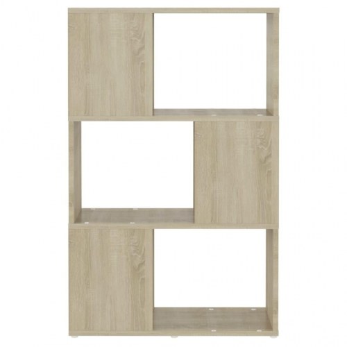 Bogreol/rumdeler 60x24x94 cm spånplade sonoma-eg