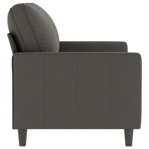 2-personers sofa 120 cm velour mørkegrå