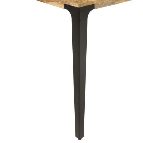 Spisebord 140x70x76 cm massivt mangotræ