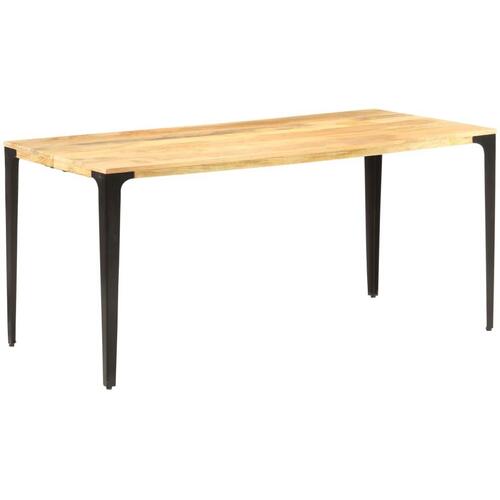 Spisebord 160 x 80 x 76 cm massivt mangotræ