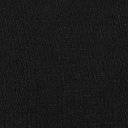 Sengegavl med kanter 103x16x118/128 cm stof sort