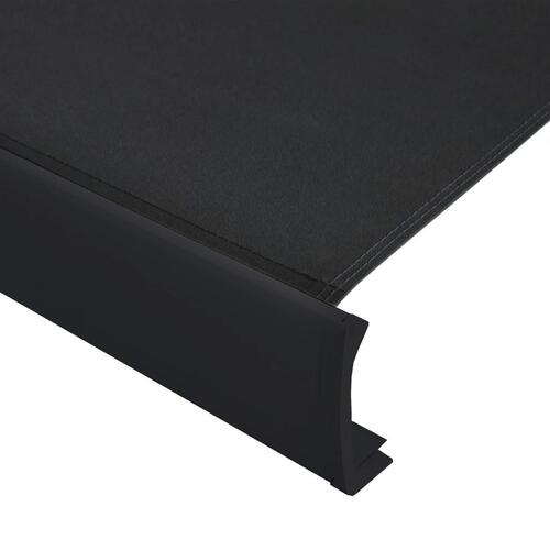 Kassettemarkise m. motor 500x300 cm antracitgrå