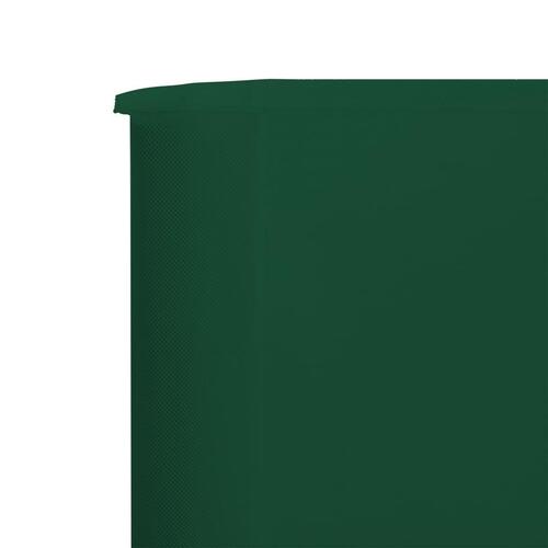 3-panels læsejl 400x80 cm stof grøn