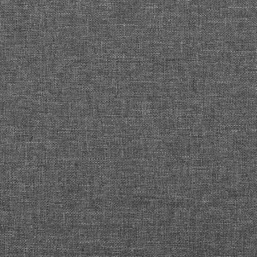 Sengegavl med kanter 93x16x78/88 cm stof mørkegrå