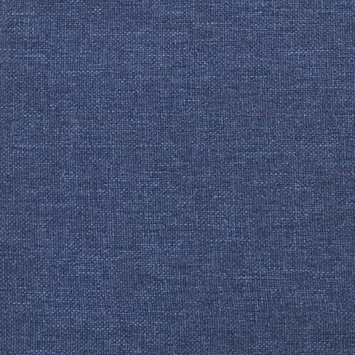 Sengegavl med kanter 93x16x78/88 cm stof blå