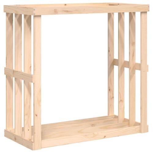 Udendørs brændestativ 108x52x106 cm massivt fyrretræ
