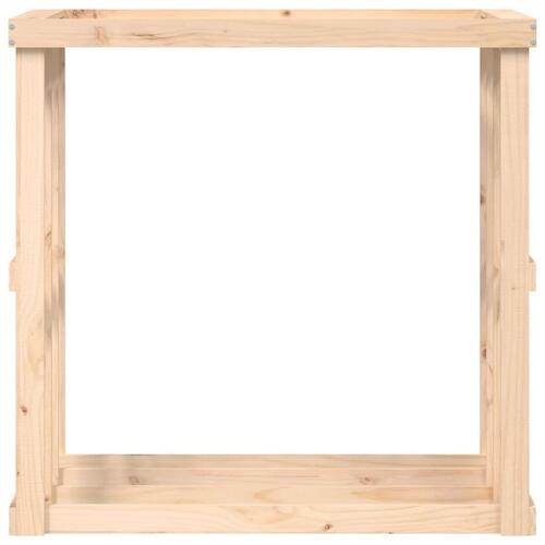 Udendørs brændestativ 108x52x106 cm massivt fyrretræ