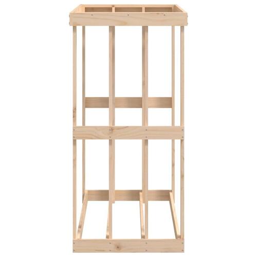 Udendørs brændestativ 108x52x106 cm massivt fyrretræ