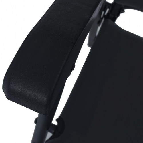 Foldbare havestole 2 stk. i textilene - sort