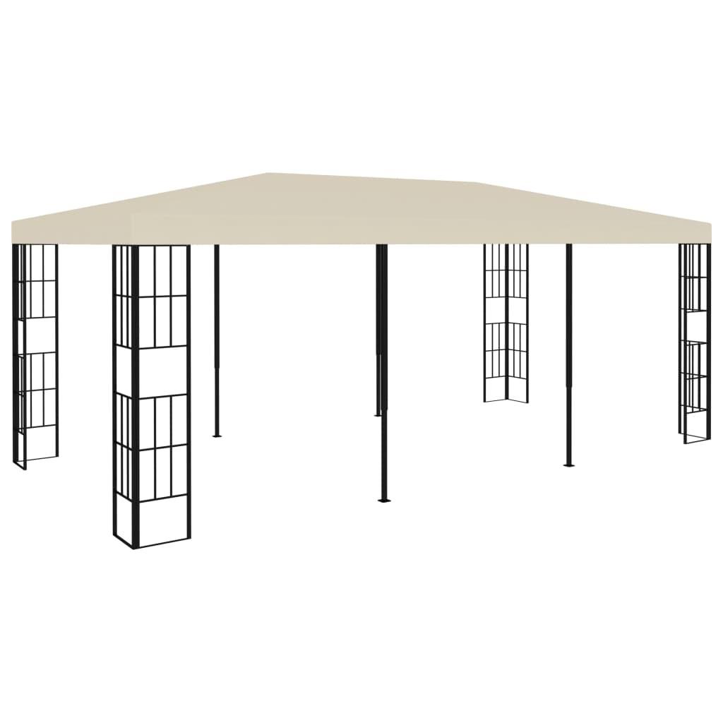Pavillon 3x6 m cremefarvet billede