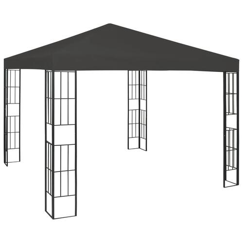 Pavillon 3x3 m antracitgrå